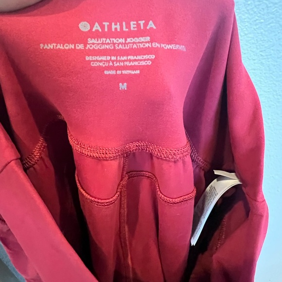 Athleta Women's Red Joggers - Picture 4 of 4